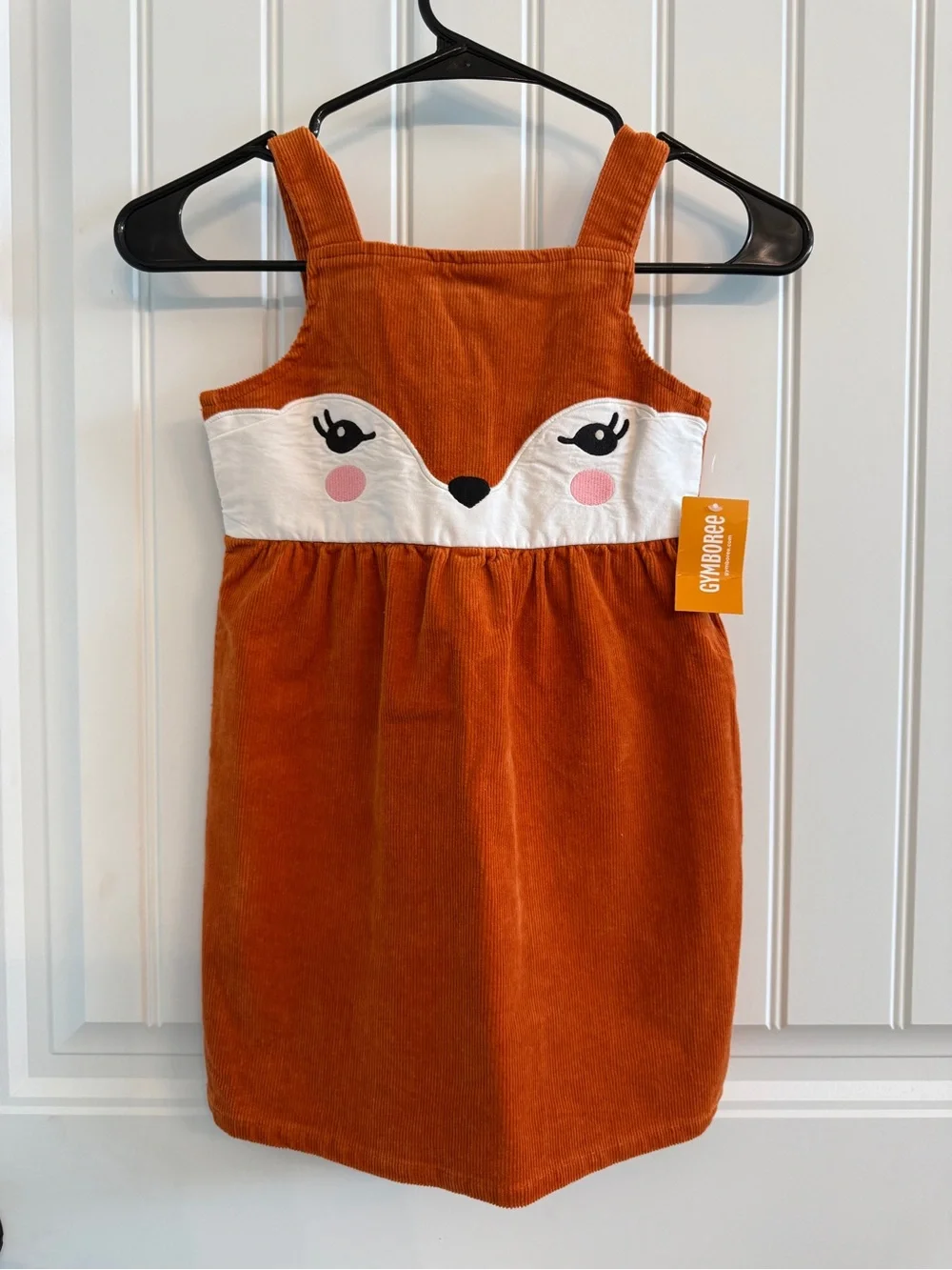 NEW Gymboree Fox Corduroy Jumper Dress Girls size 6